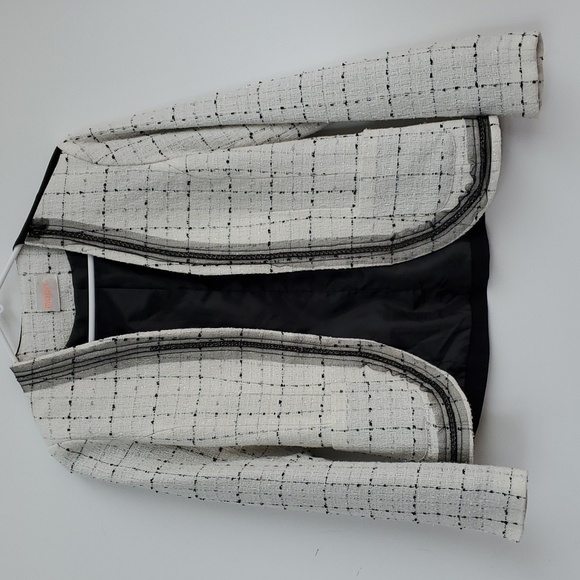 Moon white & black tweed blazer - Picture 1 of 3
